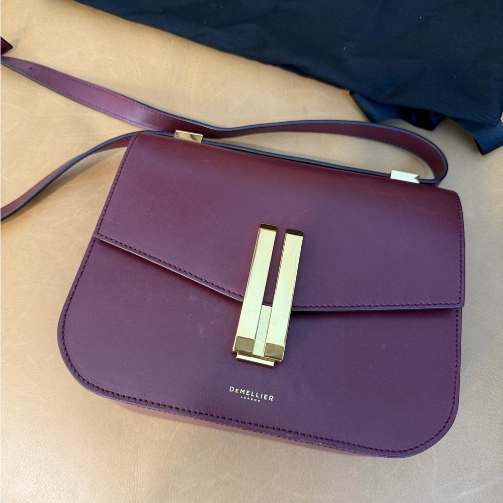 DeMellier Vancouver Bag Smooth Burgundy - Picture 4 of 8